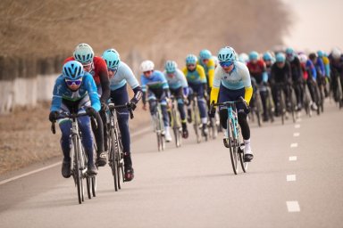 В Чолпон-Ате прошёл  Зимний чемпионат Кыргызстана  на шоссе по юниорам