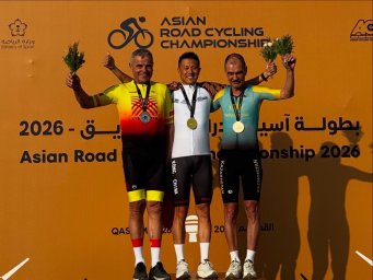 Серебряная медаль Кыргызстана на чемпионате Азии по велоспорту (шоссе)